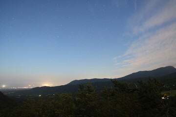 Fototapeta premium 日本の鳥取県の大山の美しい景色
