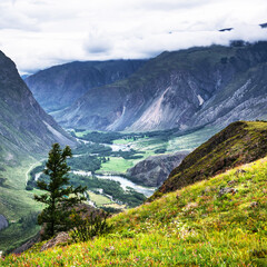 Chulyshmansky canyon. Ulagansky district, Altai Republic, Russia