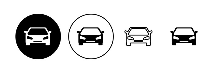 Car icon set. car vector icon. small sedan