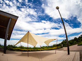 tent in the park © Rikukai