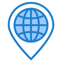 Placehloder blue style icon