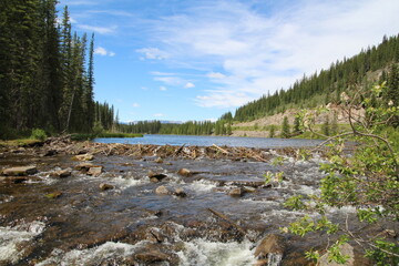 Beauty Of Clear Water, Nordegg, Alberta