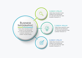 Business circle. timeline infographic icons designed for abstract background template milestone element modern diagram process technology digital marketing data presentation chart Vector