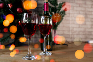 a glass wine. food and drink concept.