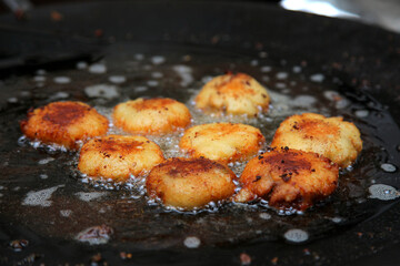 Indian fast food Aloo Tikki