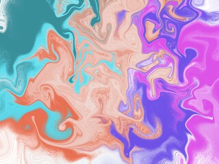 beautiful and colorful abstract paint