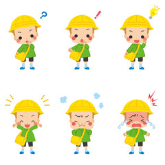 わからないことを質問する可愛い幼稚園児の男の子のイラスト 白背景 Wall Mural ぽこたぽこ わからないことを質問する可愛い幼稚園児の男の子のイラスト 白背景 Wall Mural ぽこたぽこ