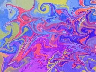 beautiful and colorful abstract paint