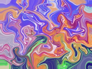 beautiful and colorful abstract paint