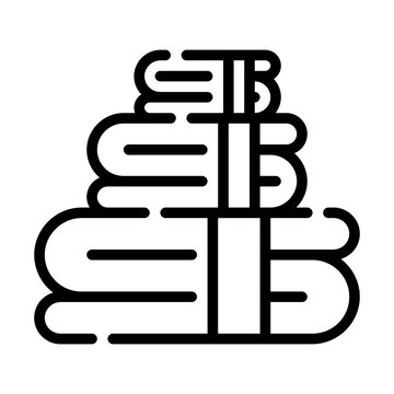 recommend clip art: towel line icon