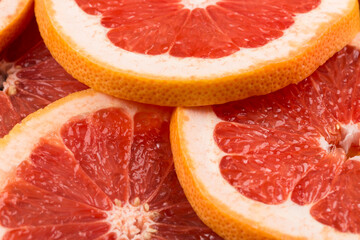 Grapefruit slices