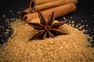 tropical brown sugar, anise