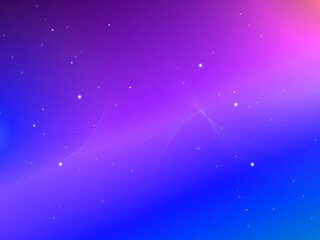 2d illustration Abstract futuristic electronic circuit technology background