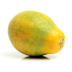 Papaya fruit isolated on a white background