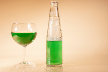 colorful juicy summer drinks