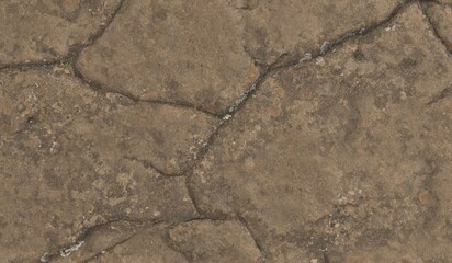 Cracked Rock background, close-up facade