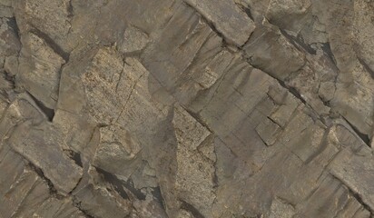 Icelandic Cliff background, close-up facade