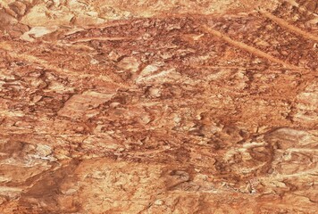 Excavated Rock And Soil background, close-up facade