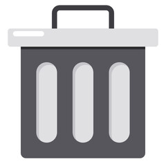 Trash flat icon