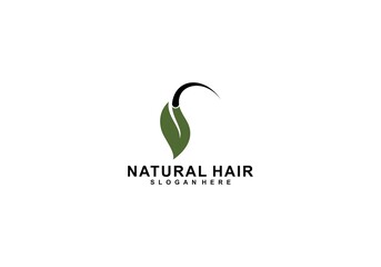 nature hair with leaves that have stems of hair that reflect natural hair