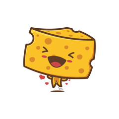 Cute cheese mascot