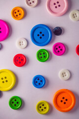 buttons on a white background