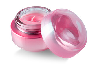 beauty cream on white background with clipping path