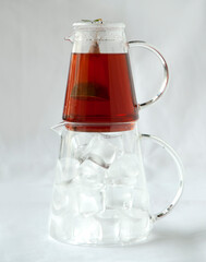 iced tea in summer time