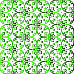 
Geometric vector pattern with black and green gradient. simple ornament for wallpapers and backgrounds.