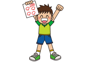 テスト 満点 100点