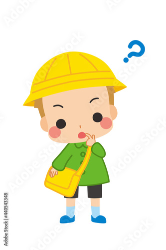 わからないことを質問する可愛い幼稚園児の男の子のイラスト 白背景 Wall Mural ぽこたぽこ わからないことを質問する可愛い幼稚園児の男の子のイラスト 白背景 Wall Mural ぽこたぽこ