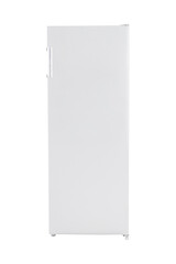 Refrigerator Isolated on White Background. Modern Kitchen and Domestic Major Appliances