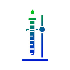 Beaker icon vector