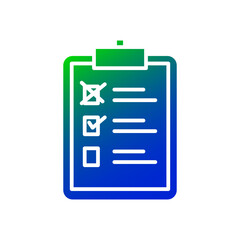 Checklist for experiment icon