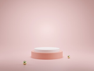 Background vector 3d  rendering, minimal product display background 3d rendered ,valentine background