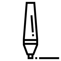 Maker outline style icon
