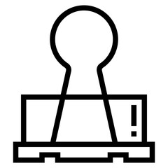 Sliver outline style icon