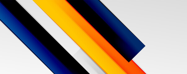 Multicolored lines background. Design template for business or technology presentations, internet posters or web brochure covers