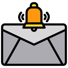 Mail color line style icon