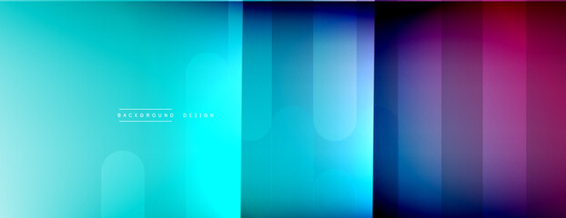 Dynamic lines abstract background. 3D shadow effects and fluid gradients. Modern overlapping forms