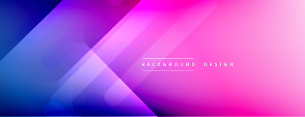 Dynamic lines abstract background. 3D shadow effects and fluid gradients. Modern overlapping forms