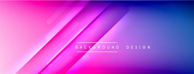 Dynamic lines abstract background. 3D shadow effects and fluid gradients. Modern overlapping forms