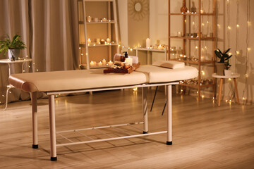 Interior of modern spa salon