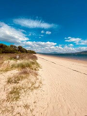 sand dunes and blue sky