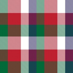 Christmas Asymmetric Plaid textured Seamless Pattern