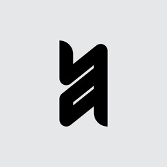 Original Letter A. Logotype, design element or icon.