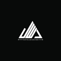 JWJ letter logo creative design. JWJ unique design  © MdAminul