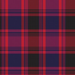 Christmas Asymmetric Plaid textured Seamless Pattern