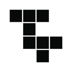 crossword icons symbol vector elements for infographic web