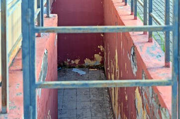 View of the entrance to the basement